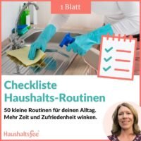 Checkliste Haushalts-Routinen (PDF-Download)