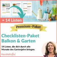Balkon & Garten (14 Checklisten als PDF)